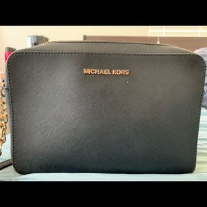 Michael Kors Black & Gold Small Handbag Purse